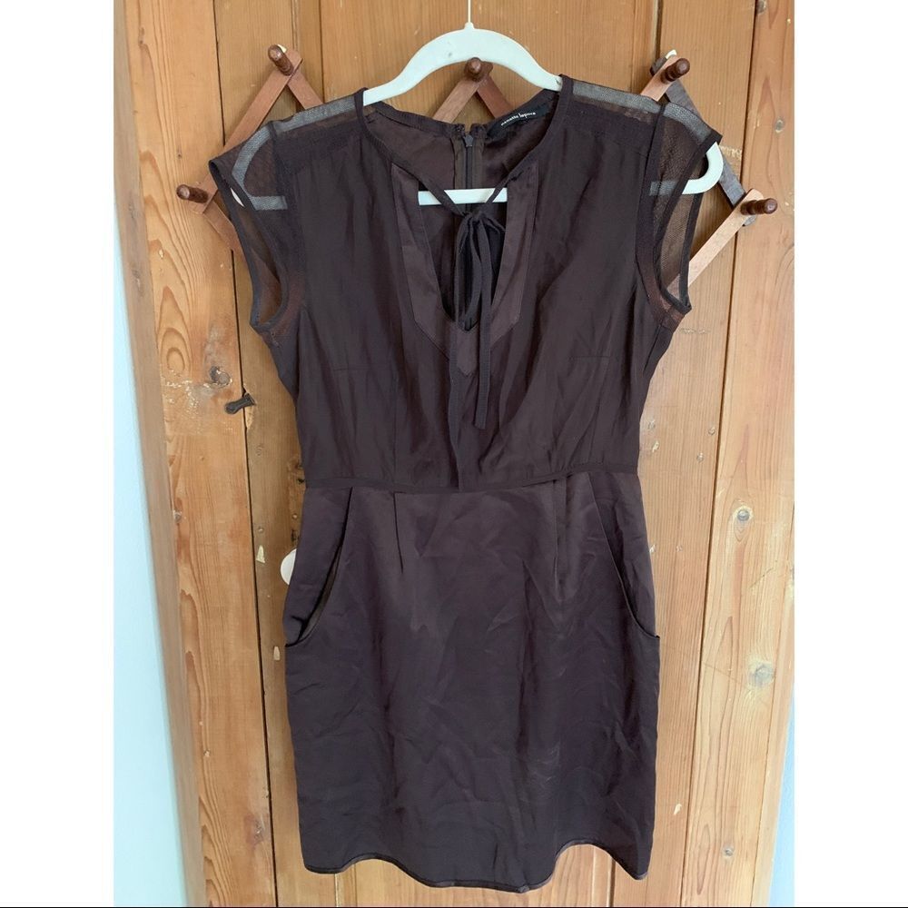 Nanette Lepore Anthropologie silk sheath dress